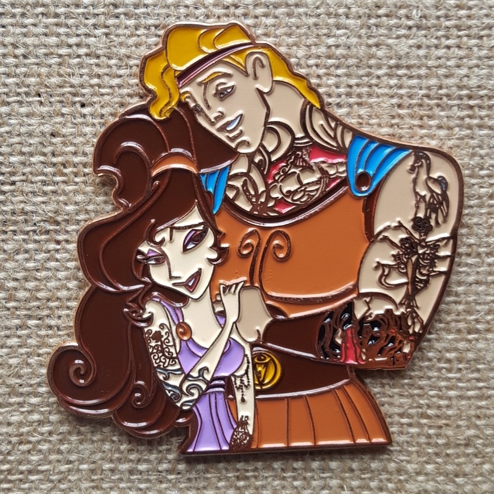 Hercules and Meg Fantasy Pin